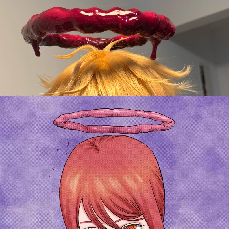 Anime Makima Cosplay Chainsaw  - Women'S Red Accessories review and price