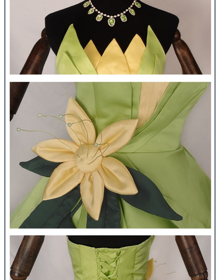 Princess Tiana Dress Cosplay C - Women'S Formal Accessories review and price