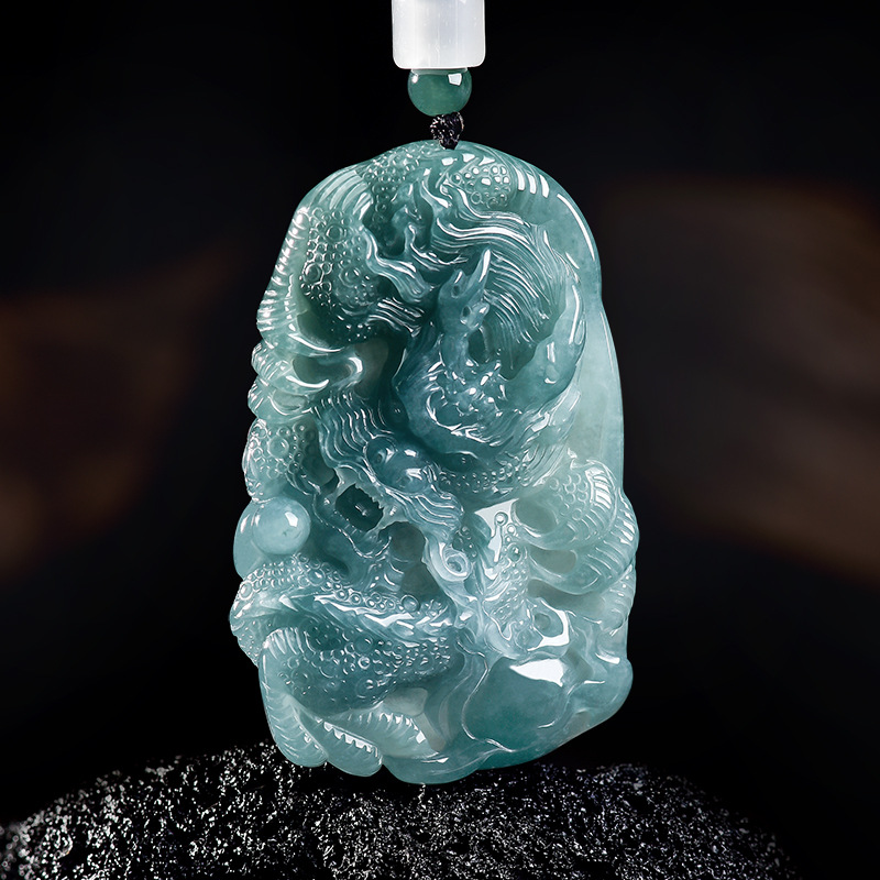 Natural Burmese Jadeite Dragon - Women Accessories To Gift review and price