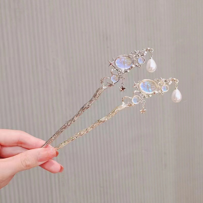 Moonstone Hairpin with Star &  - Women'S Formal Accessories review and price