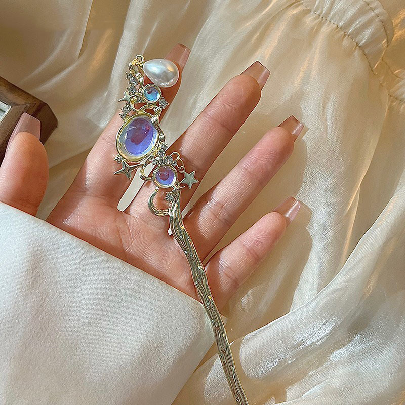Moonstone Hairpin with Star &  - Women'S Formal Accessories review and price