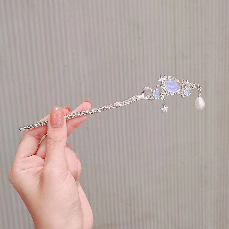 Moonstone Hairpin with Star &  - Women'S Formal Accessories review and price