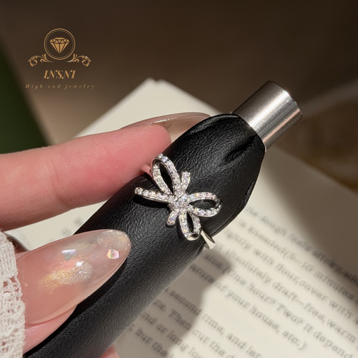 Silver Full Diamond Bow Ring N - Women'S Affordable Accessories review and price