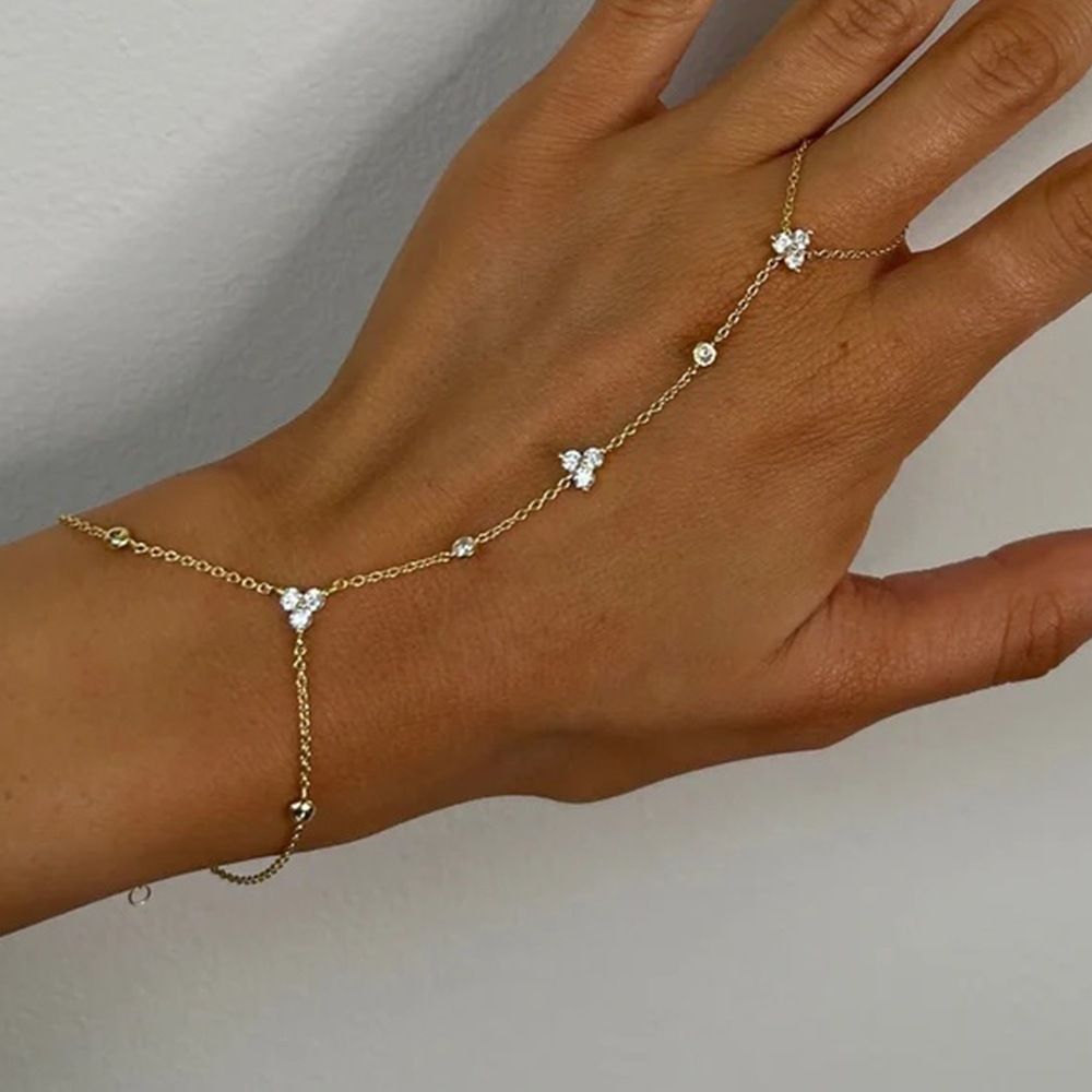 Crystal Fingerless Hand Chain  - Women'S Accessories Amazon review and price