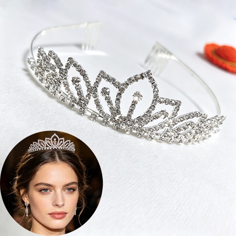 Silver Color Sparkling Rhinest - Women Accessories To Gift review and price
