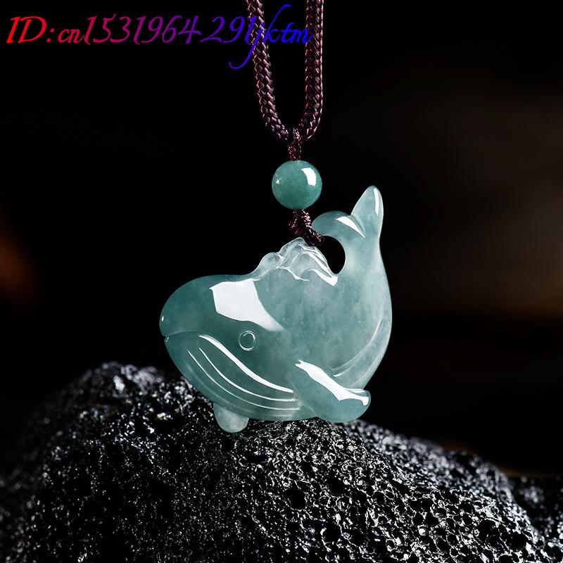Natural Burmese Jadeite Whale  - Women Accessories To Gift review and price