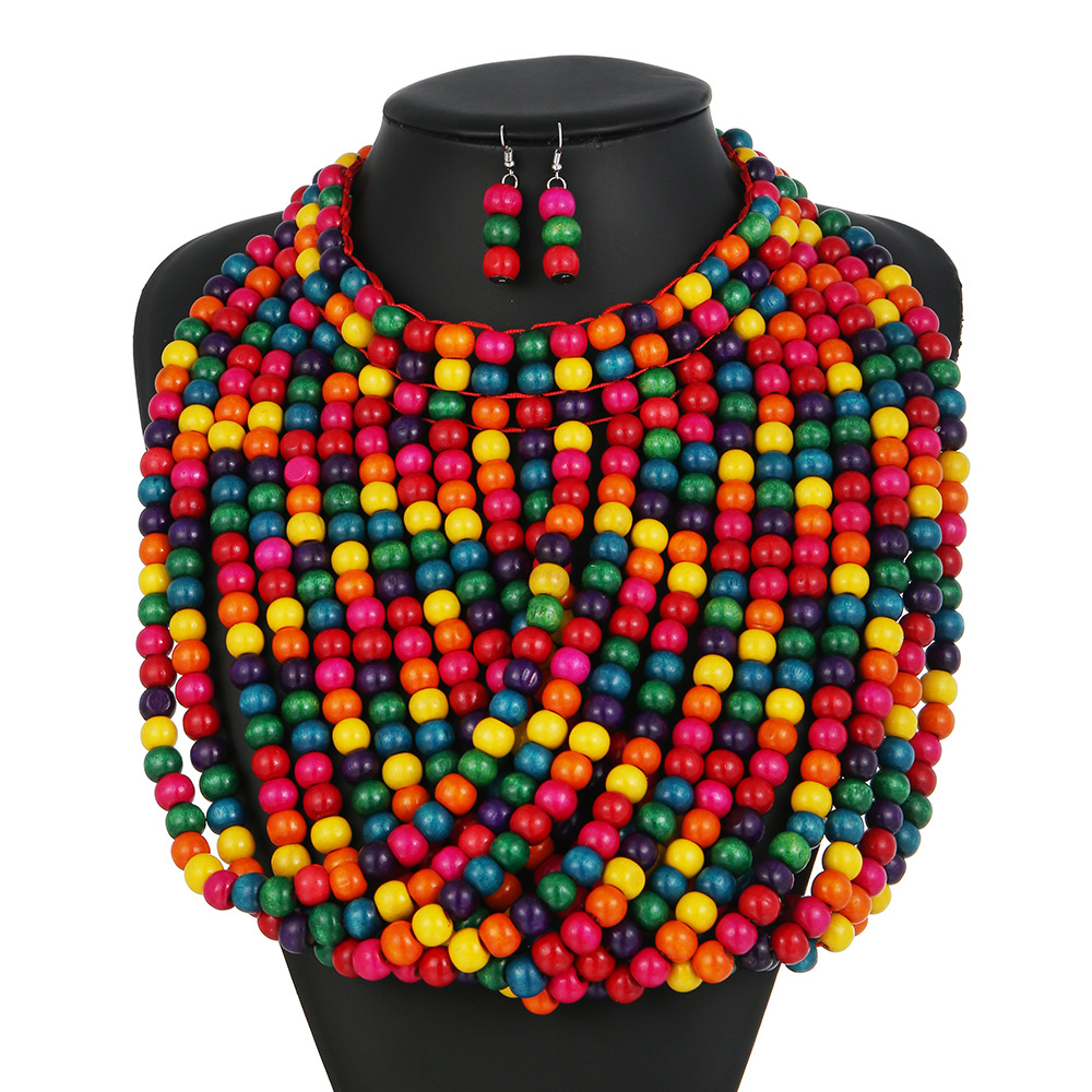 African style wood bead fringe - Women'S Accessories Amazon review and price