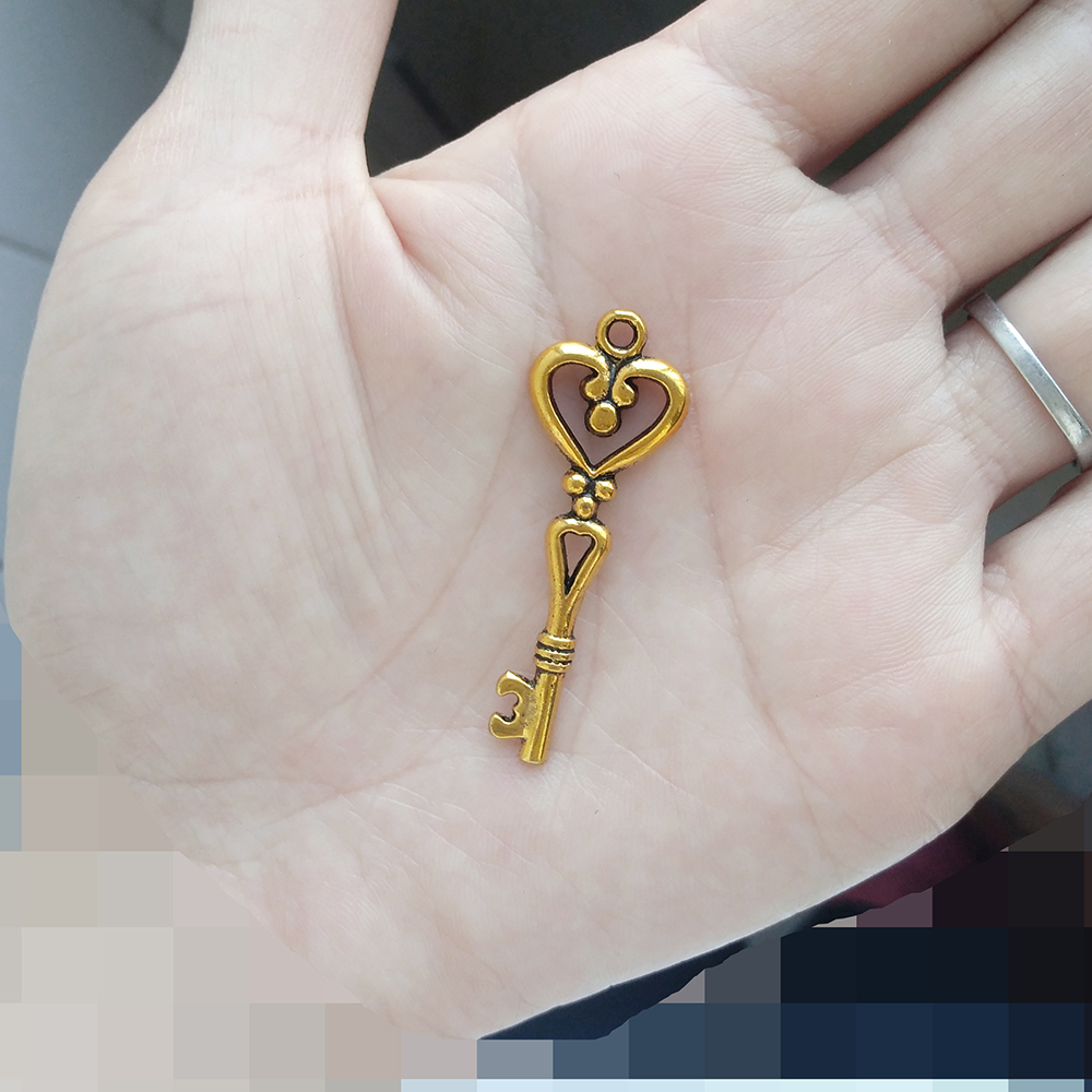 40pcs Gold Keys Charms Pendant - Women'S Accessories Manufacturers review and price