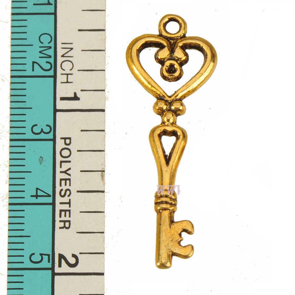 40pcs Gold Keys Charms Pendant - Women'S Accessories Manufacturers review and price