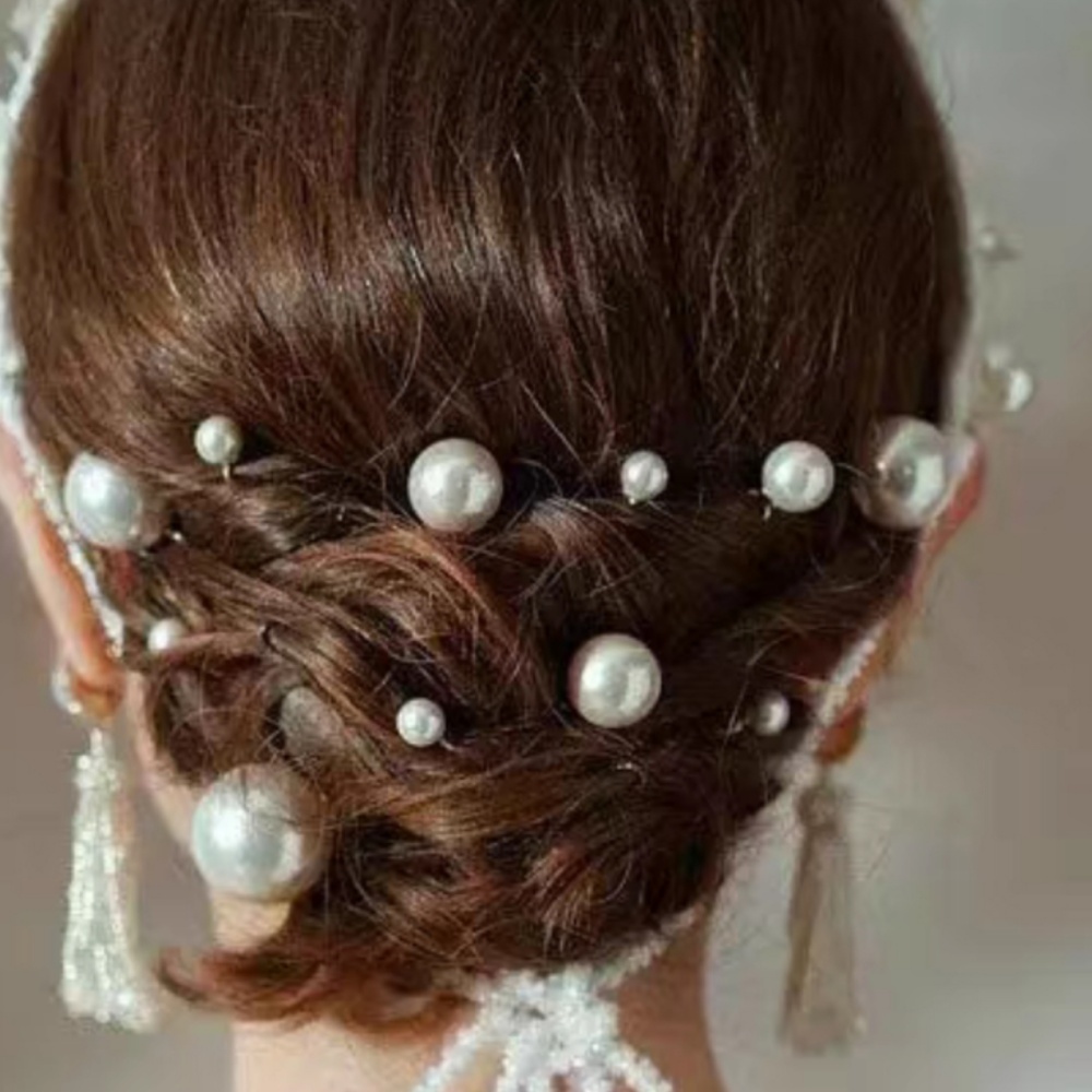 Pearl Crystal Hair Pins Comb S - Women'S Formal Accessories review and price