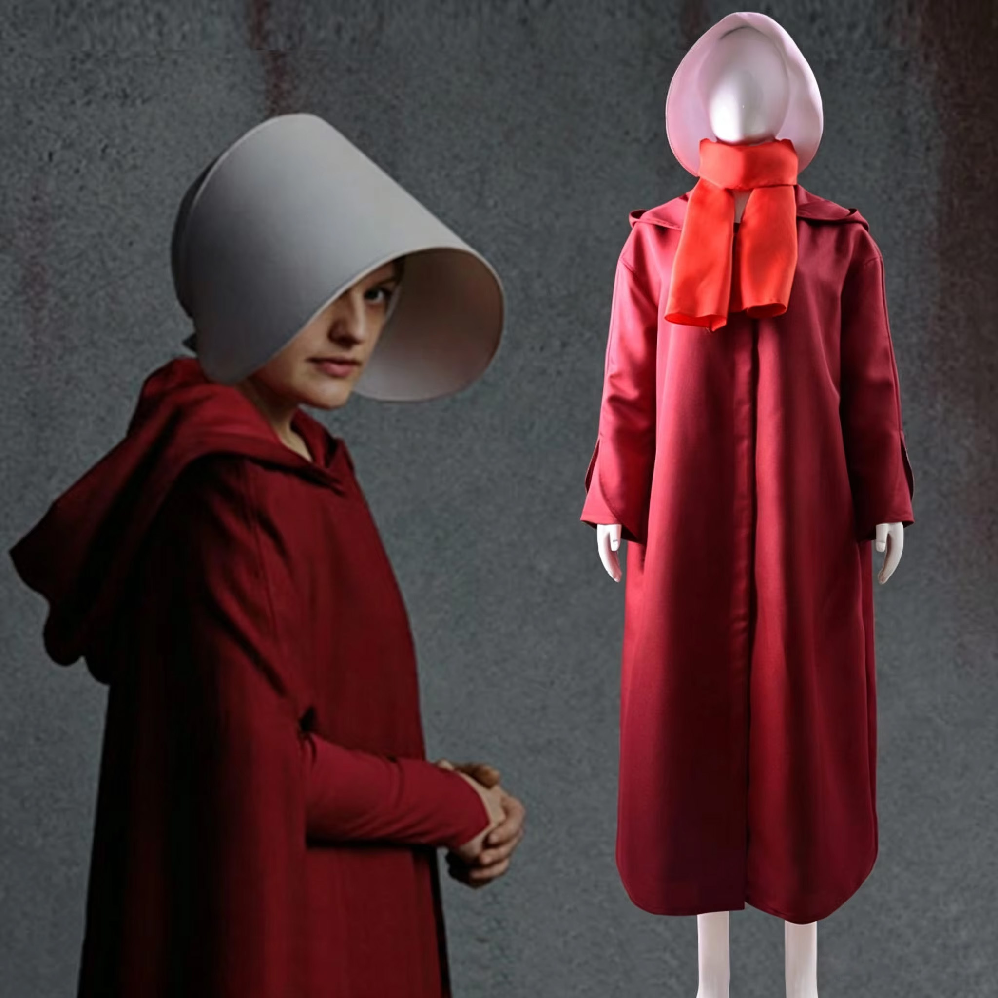 He Handmaid's Tale Cosplay Cos - Women'S Red Accessories review and price