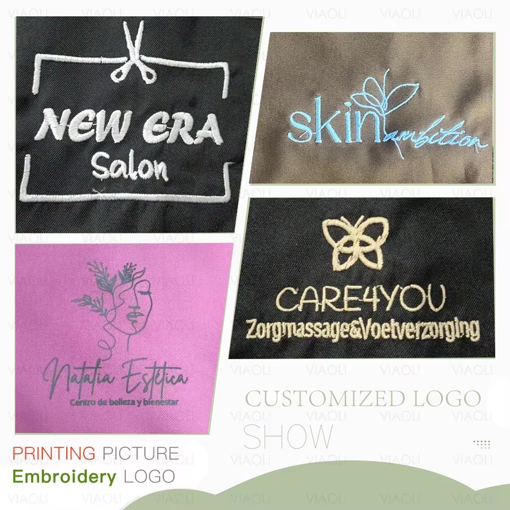 Women Slim Fit Scrubs Top Cust - Women Accessories Logo review and price