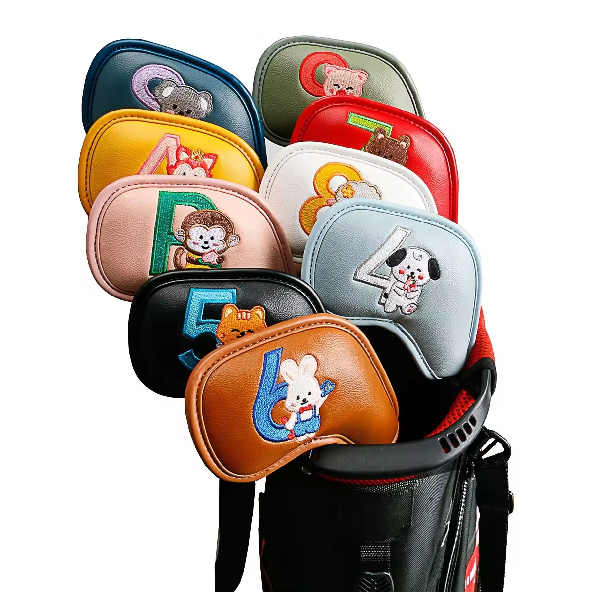 9Pcs Cute Cartoon Animal Golf  - Women Accessories To Gift review and price