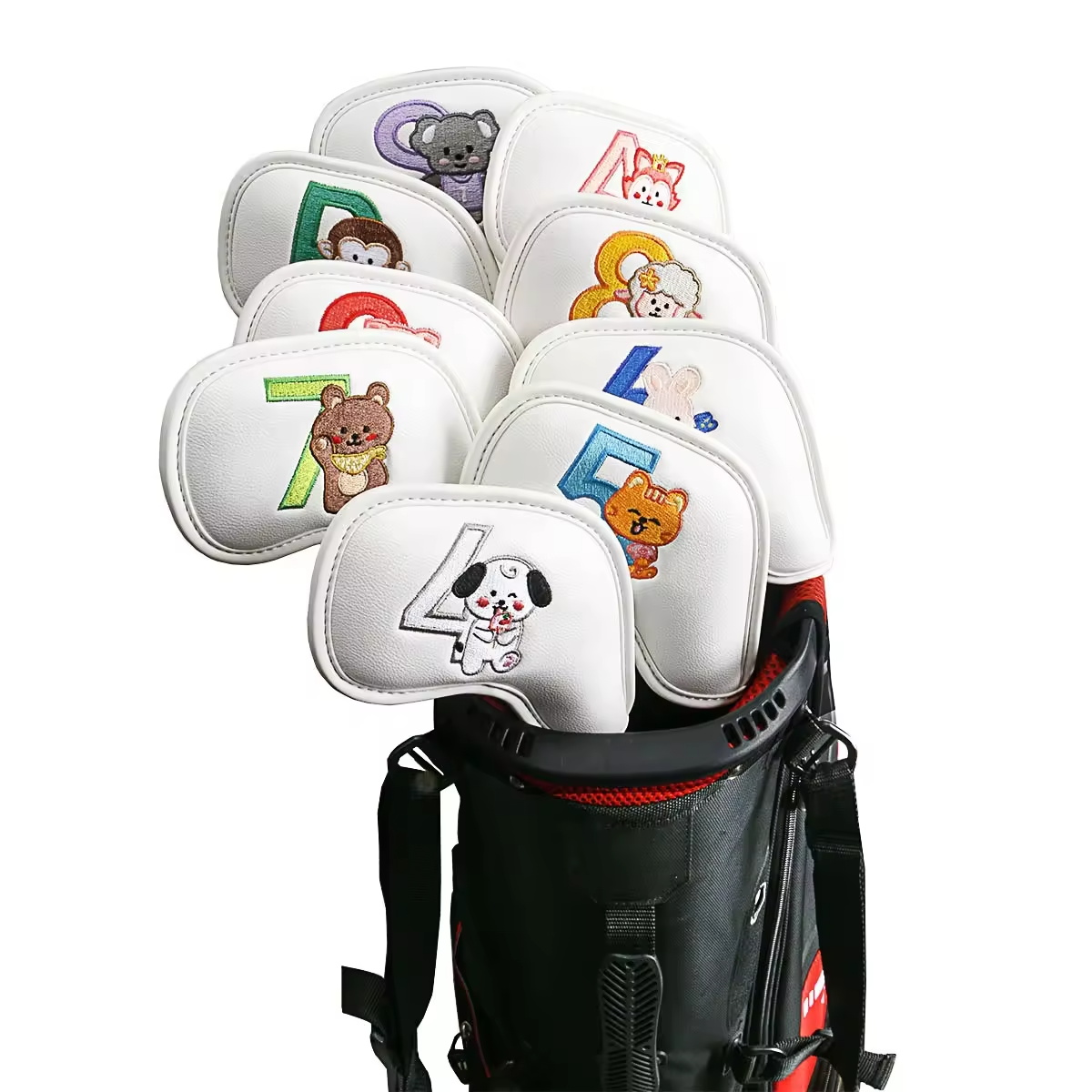 9Pcs Cute Cartoon Animal Golf  - Women Accessories To Gift review and price