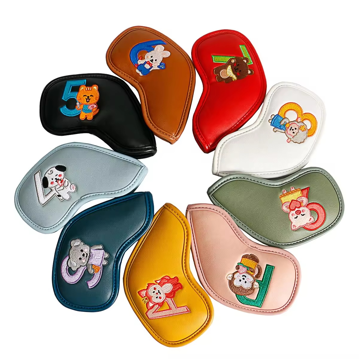 9Pcs Cute Cartoon Animal Golf  - Women Accessories To Gift review and price