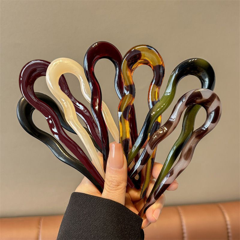Elegant Acrylic U-shaped Hairp - Women'S Formal Accessories review and price
