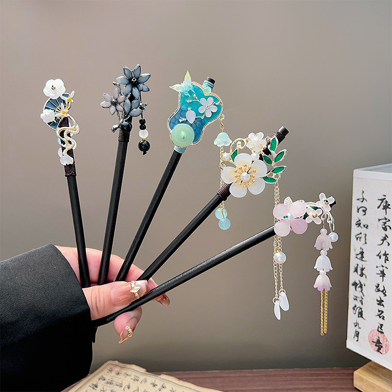 Classic Tassel Hair Stick Blac - Women'S Formal Accessories review and price