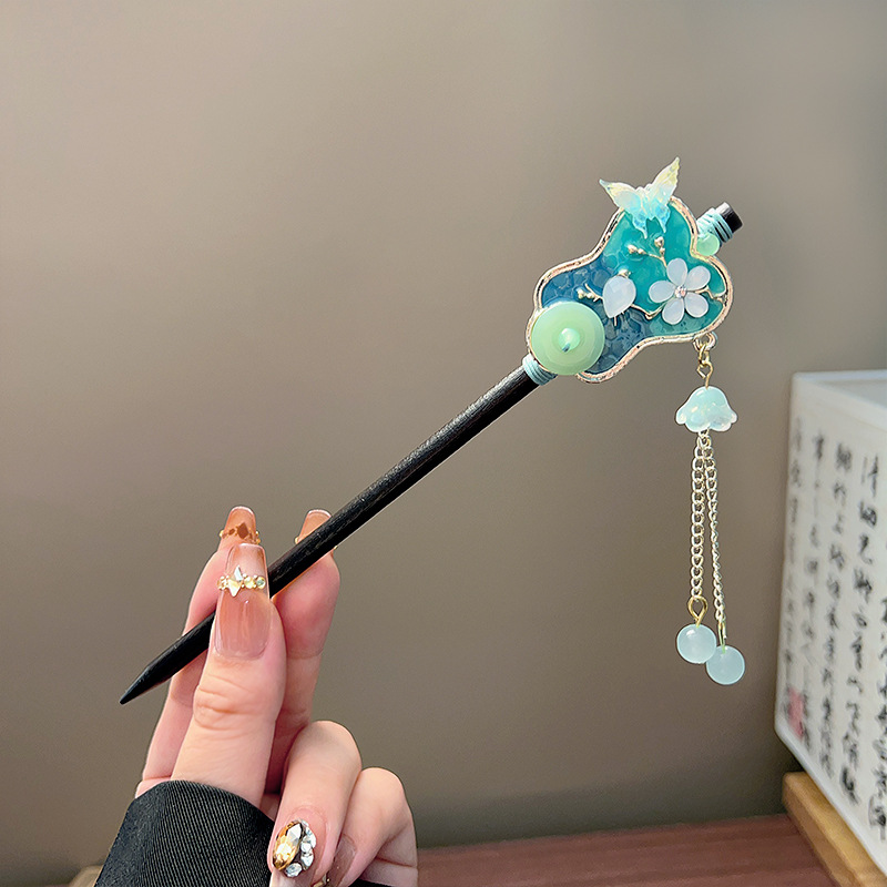 Classic Tassel Hair Stick Blac - Women'S Formal Accessories review and price
