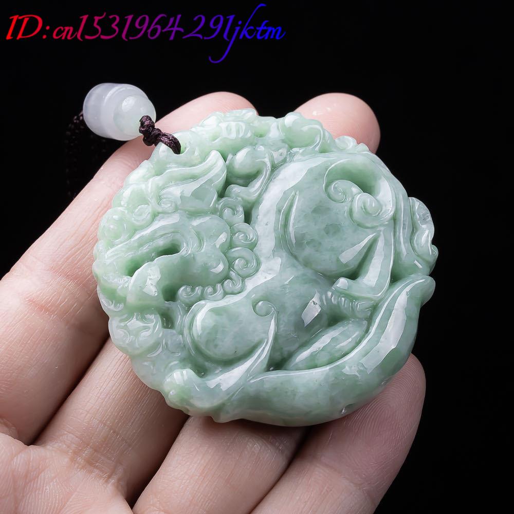 Natural Myanmar Jadeite Pixiu  - Women Accessories To Gift review and price