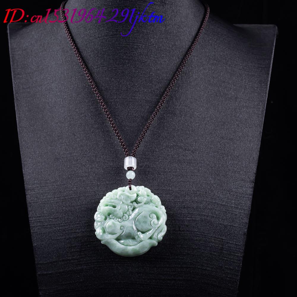 Natural Myanmar Jadeite Pixiu  - Women Accessories To Gift review and price